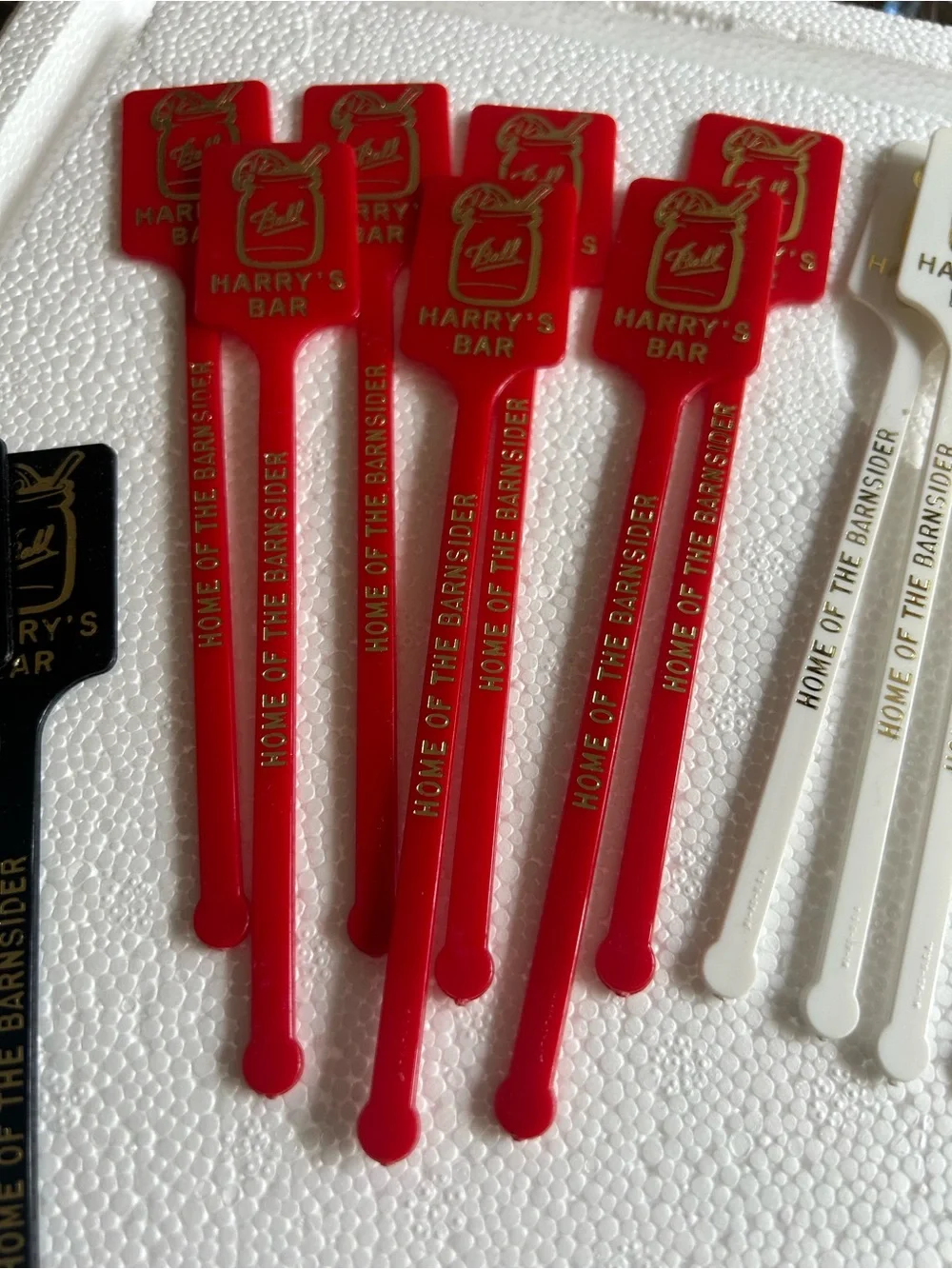 23 -Vintage Harry's Bar Drink Stirrer Picks - Party, swizzlesticks, bartending